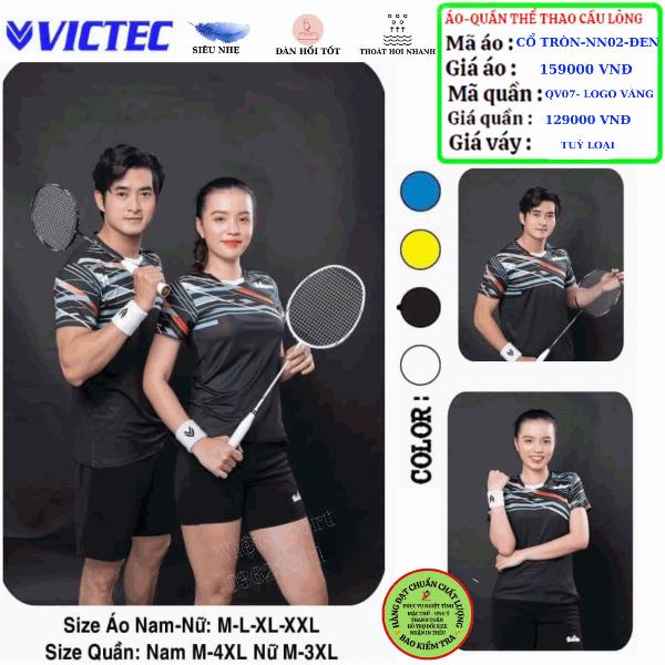 Áo quần thể thao cầu long cổ tròn