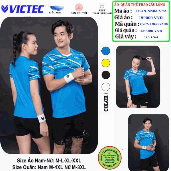 Áo quần thể thao cầu long Tròn -NN02-YA