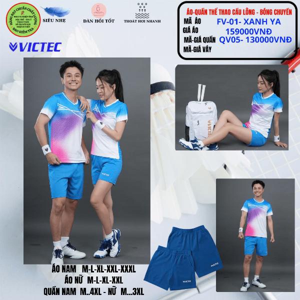 	 Áo Quần Thể Thao Cầu Long - Bóng Chuyền FV-01-Xanh YA